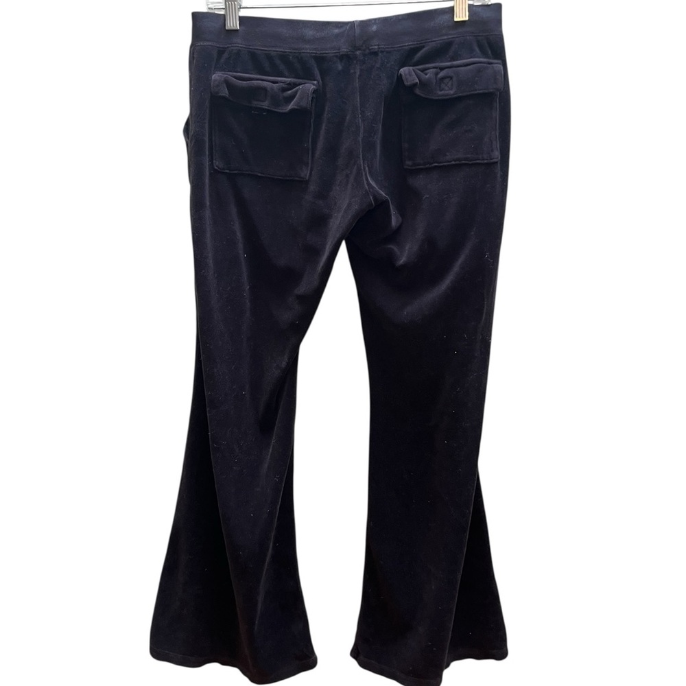 Juicy couture Lowrise bell bottom velour pants size medium - Picture 9 of 12